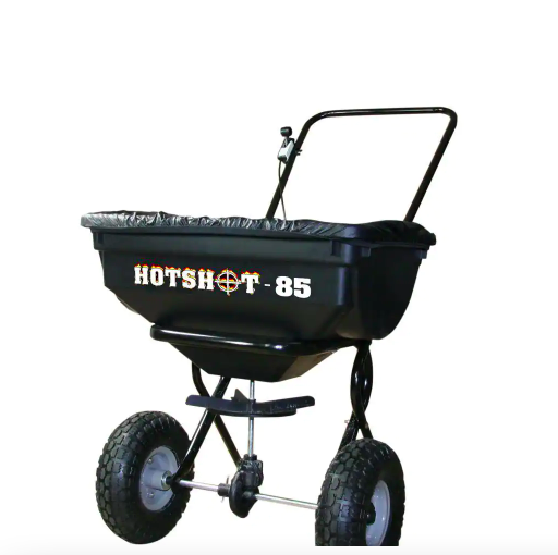 Meyer 38115 85 lb. Capacity Walk-Behind Broadcast Salt Spreader