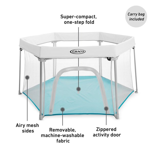Graco Pack ‘n Play Lite Traveler Playard. Outdoor and Indoor Use. Breeze