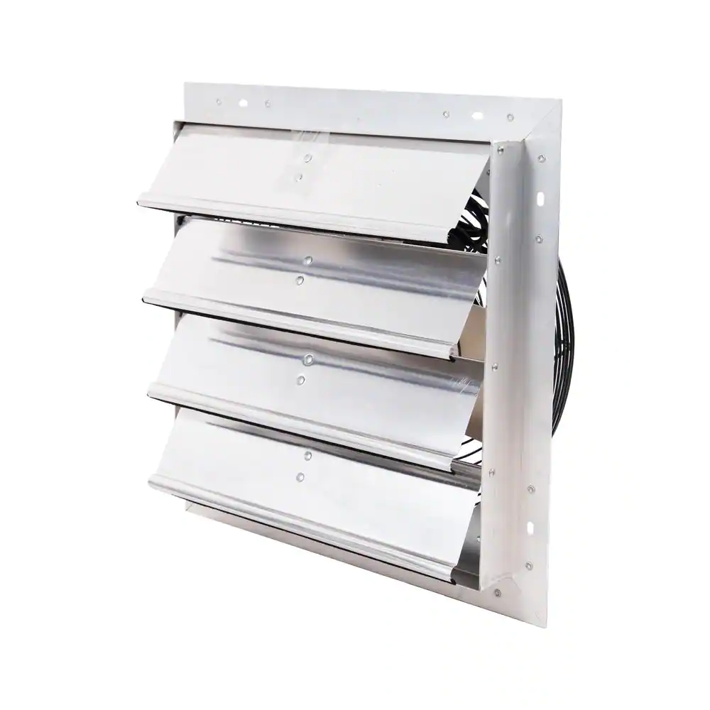 Hessaire 1325 CFM Shutter Exhaust Fan Wall Mounted