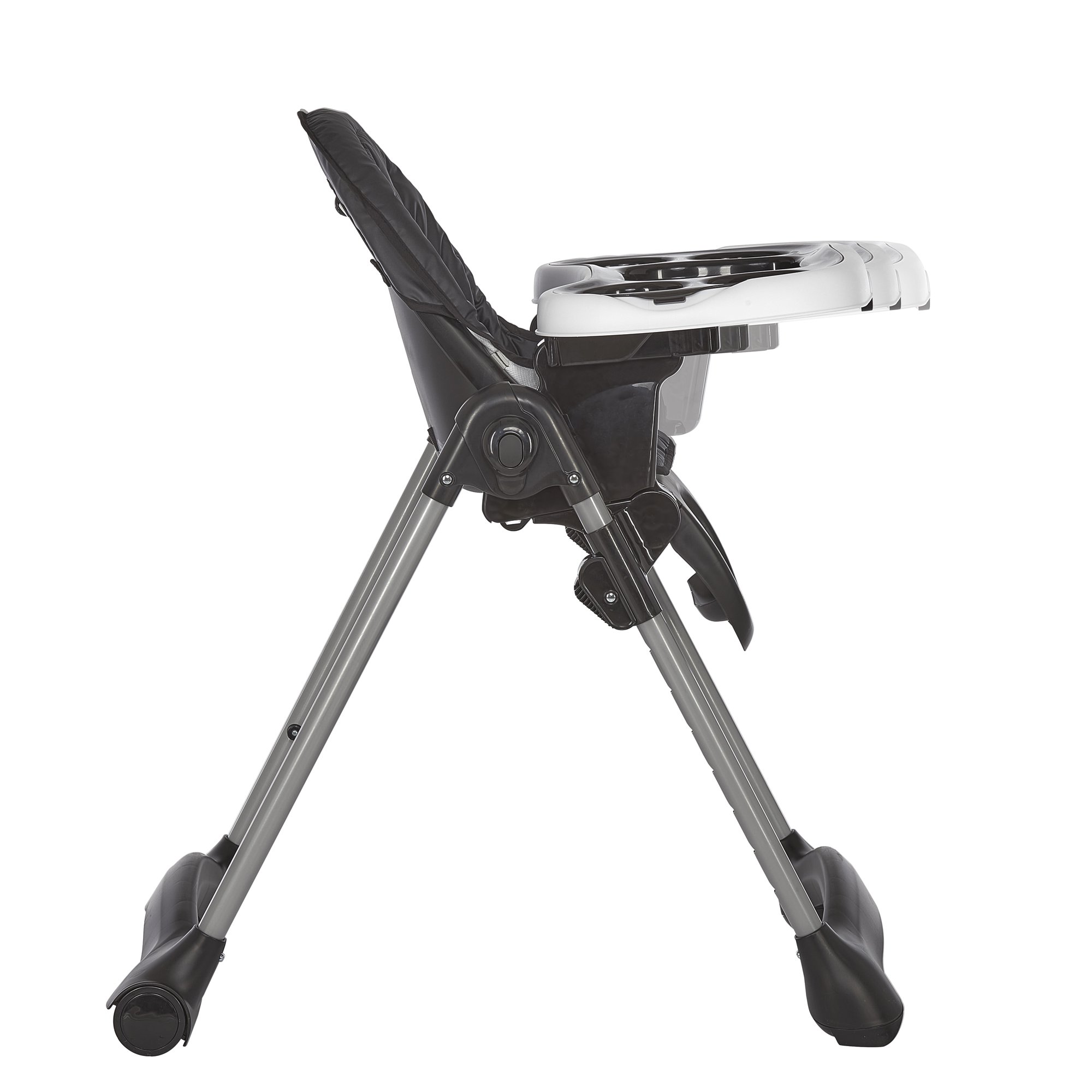 Dream On Me Solid Times High chair. Compact & Sleek High Chair. In Black