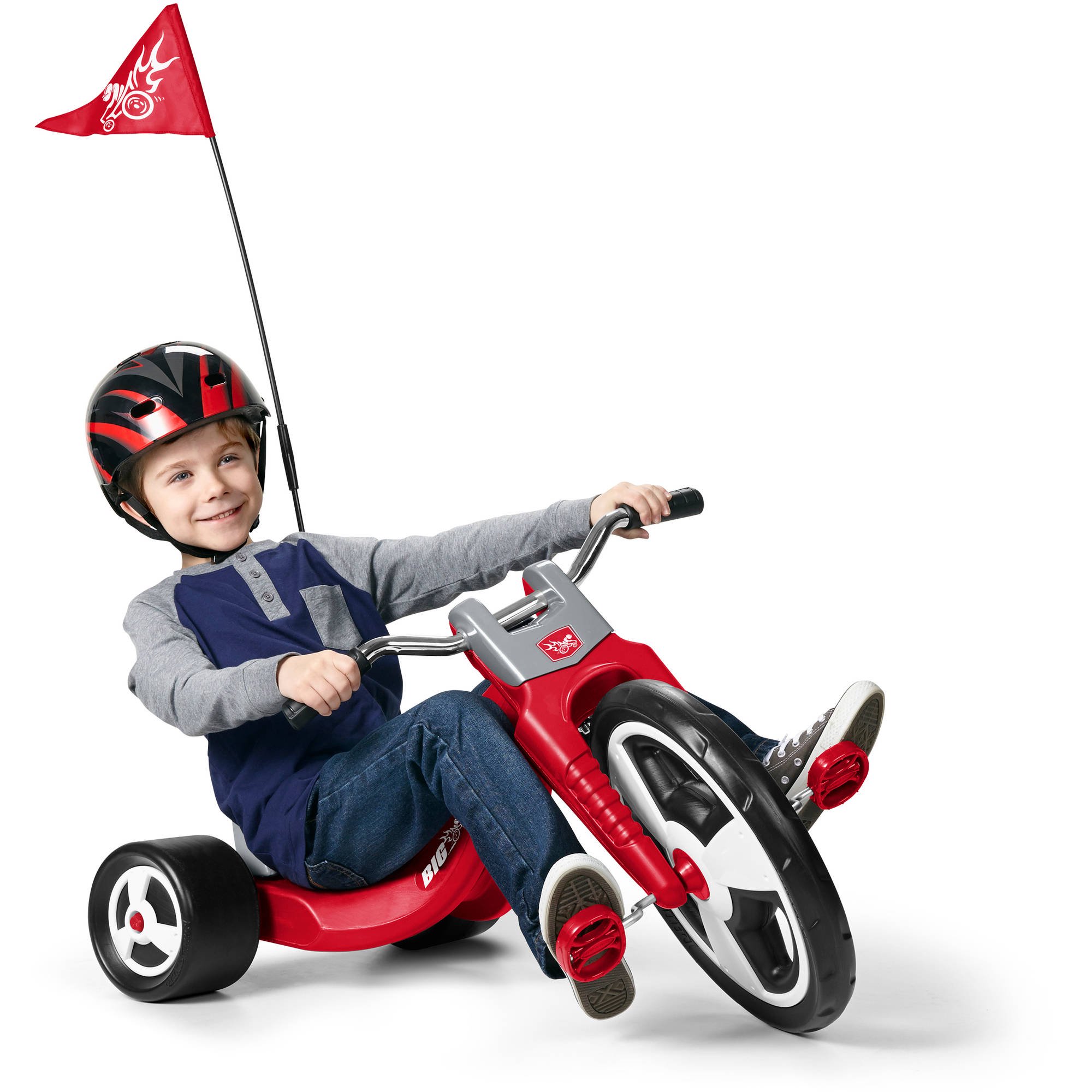 Radio Flyer Big Flyer Sport. Chopper Tricycle. 16″ Front Wheel. Red