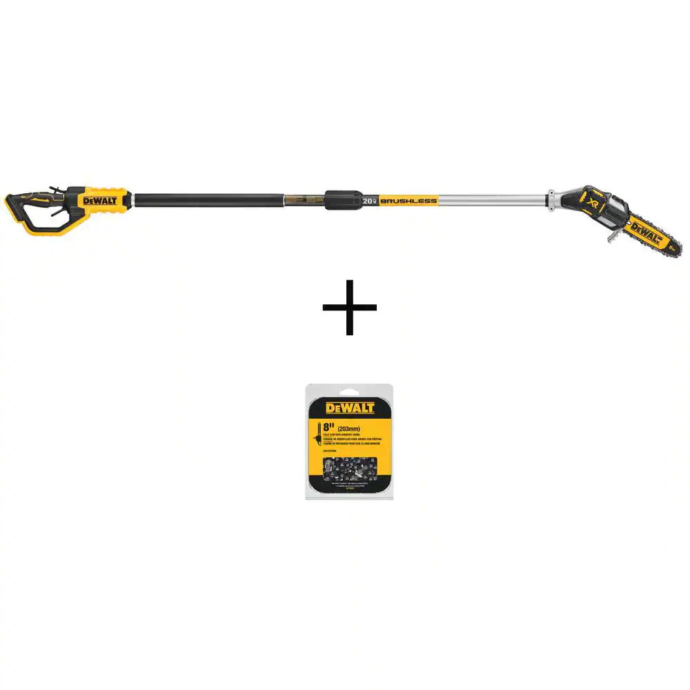 Dewalt 20V MAX 8in. Cordless Battery Powered Pole Saw. Tool Only (34 Link)