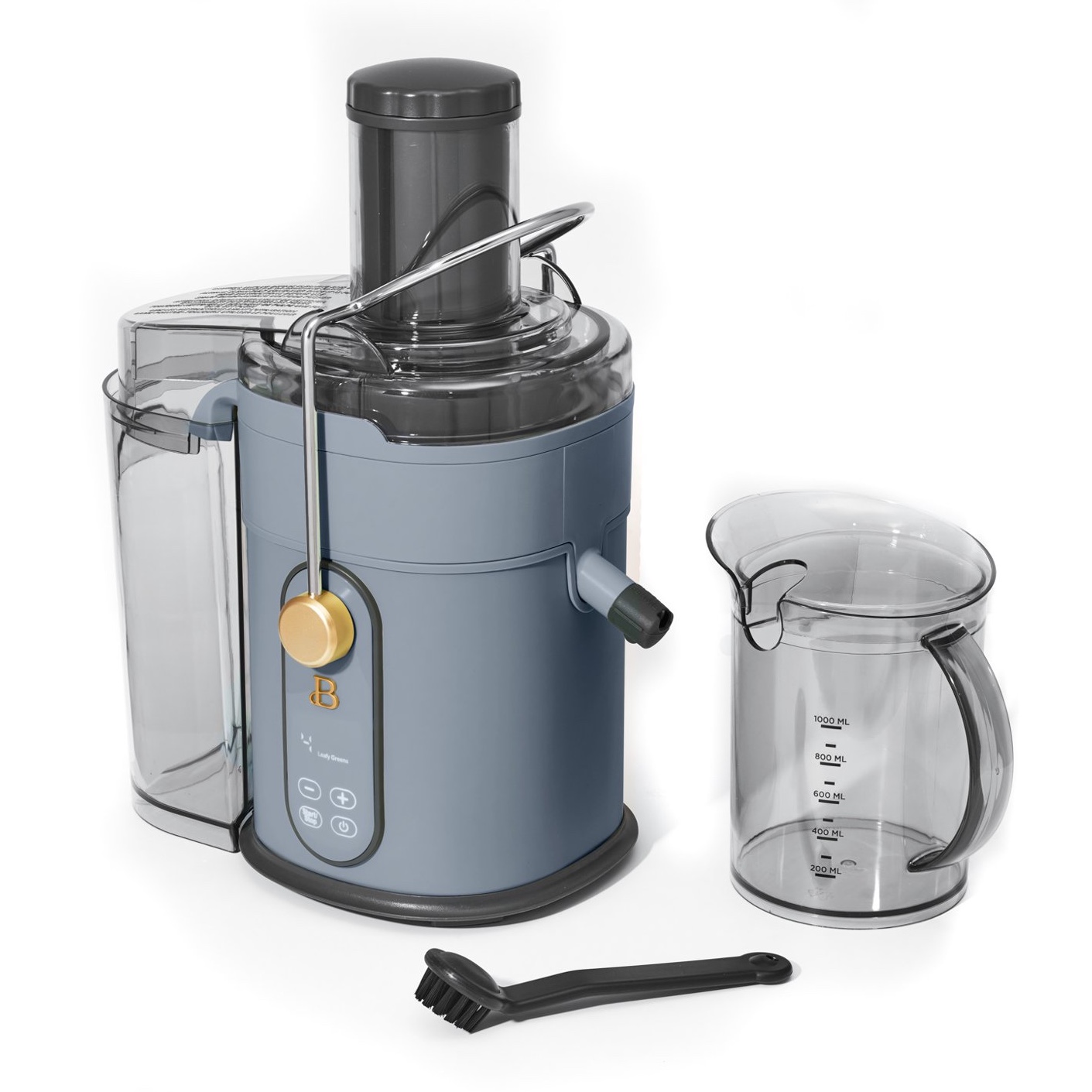 Beautiful 5-Speed 1000W Electric Juice Extractor with Touch Activated Display. Cornflower Blue by Drew Barrymore