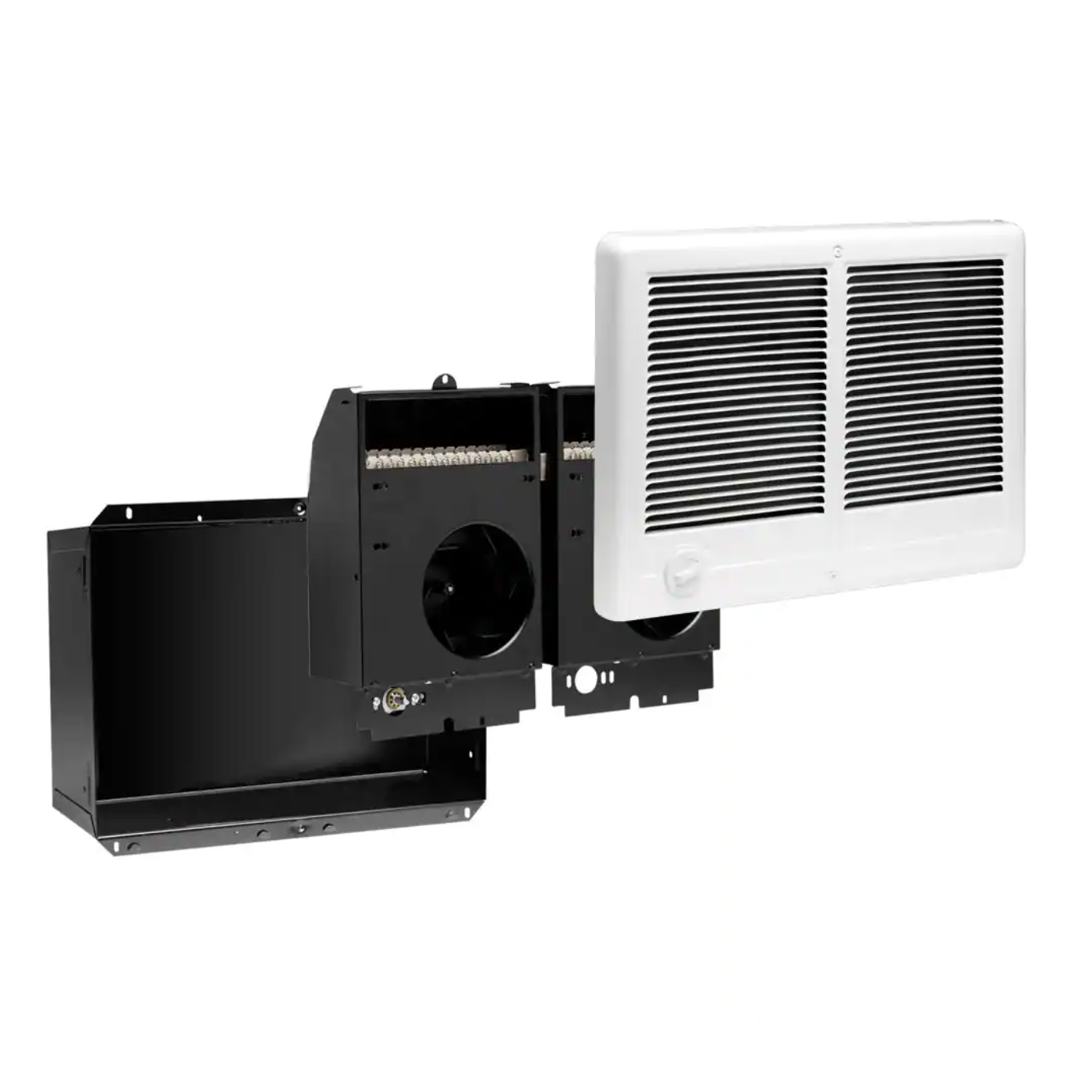 Cadet 240/208-Volt 3.000/2.250-Watt Com-Pak Twin In-Wall Fan-Forced Electric Heater
