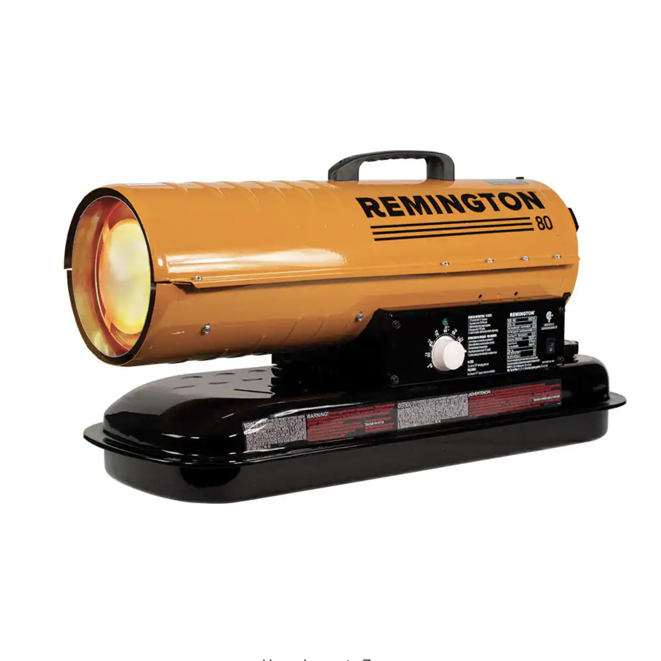Remington 80.000 BTU Forced Air Kerosene/Diesel Space Heater with Thermostat