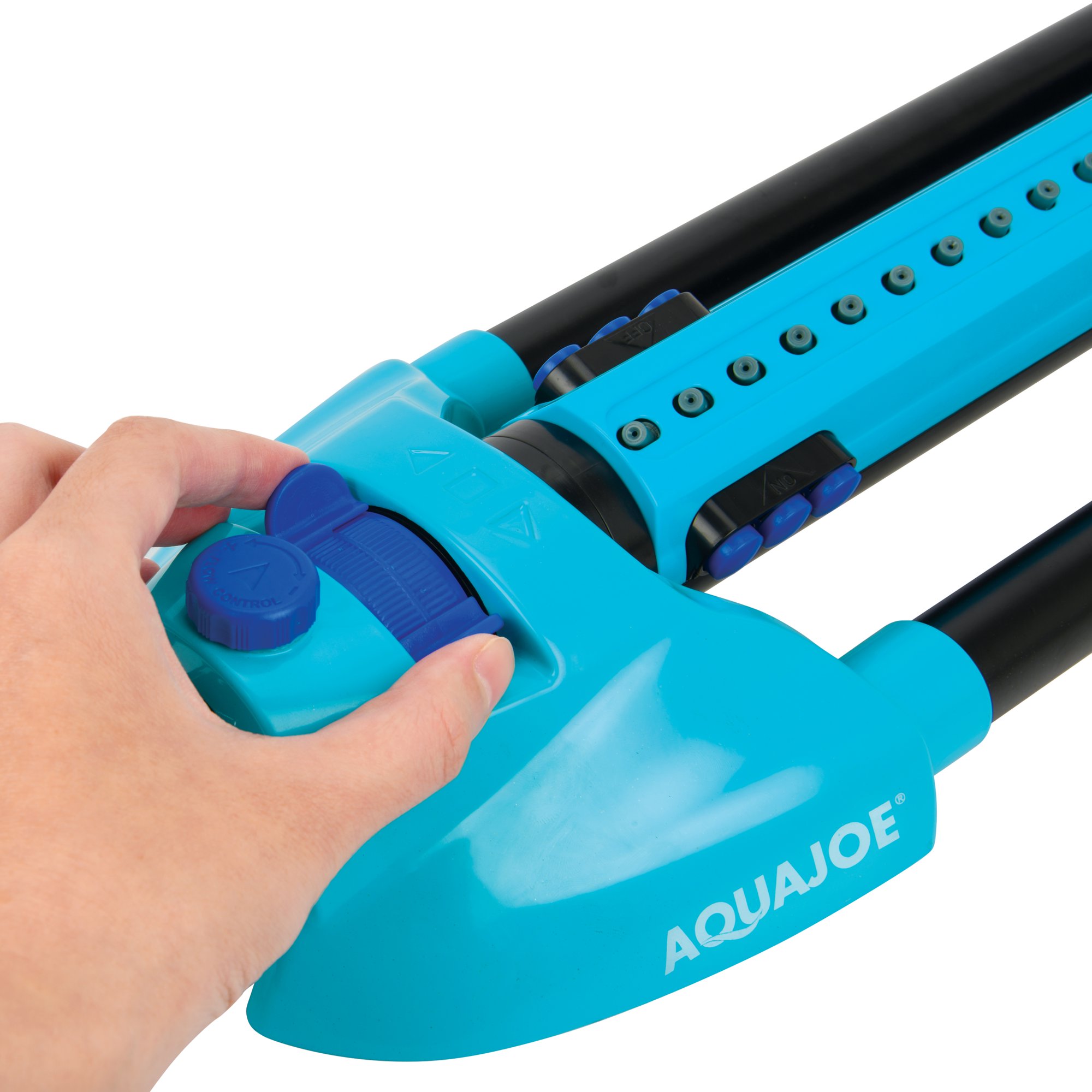 Aqua Joe AJ-OMS20-BRS Indestructible Metal Base Oscillating Sprinkler
