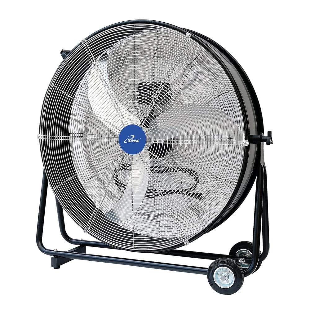 iLIVING 30 in. 3-Speed Portable High Velocity Drum Fan With 8300 CFM. Industrial. Commercial. Air Circulator