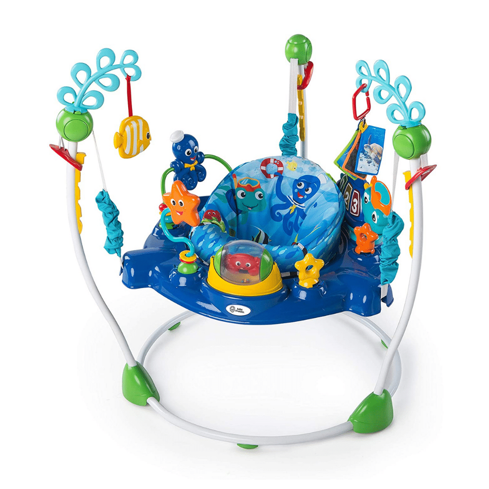 Baby Einstein Neptune-s Ocean Discovery Jumper. Blue