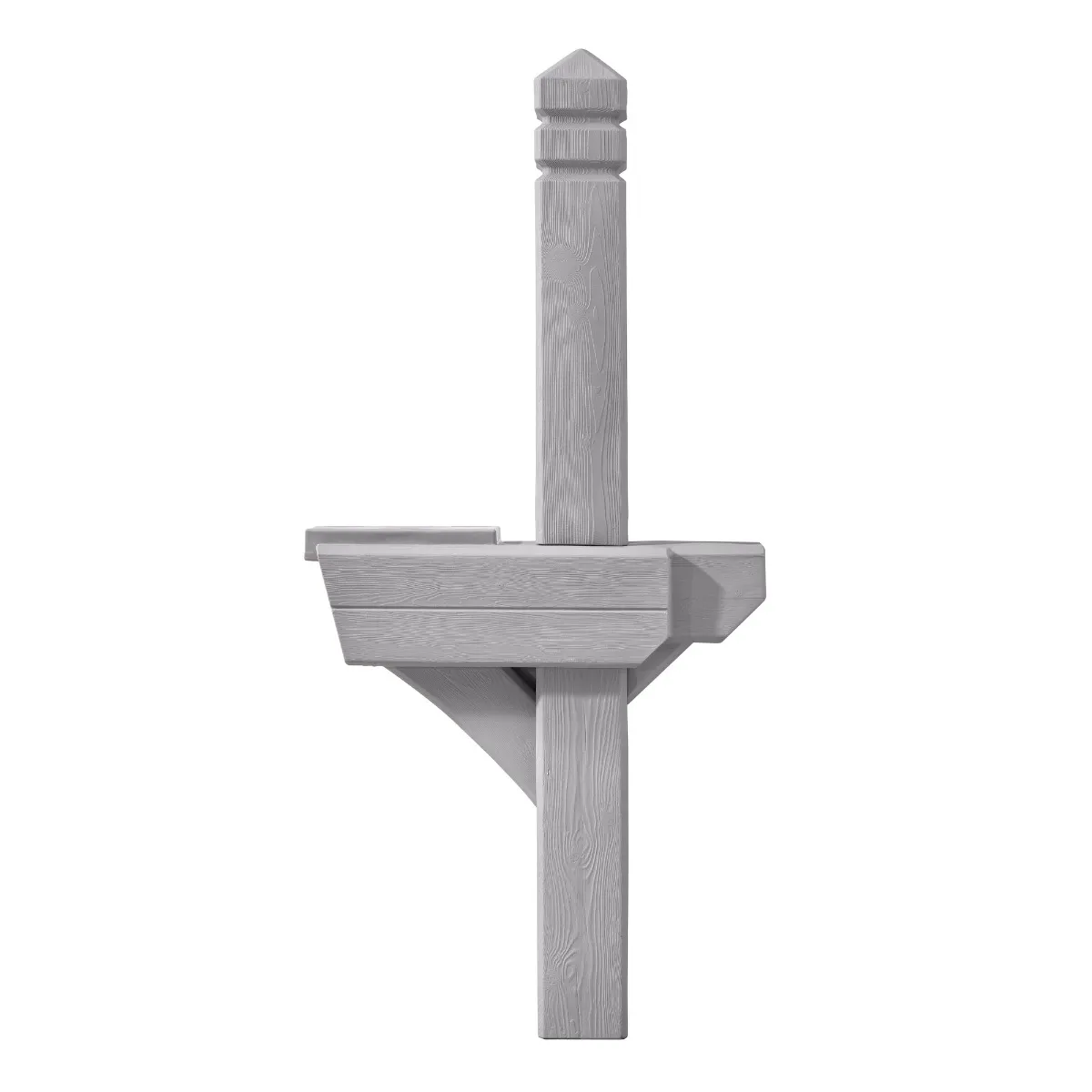 Step2 Highland Mail Post Weathered Cedar