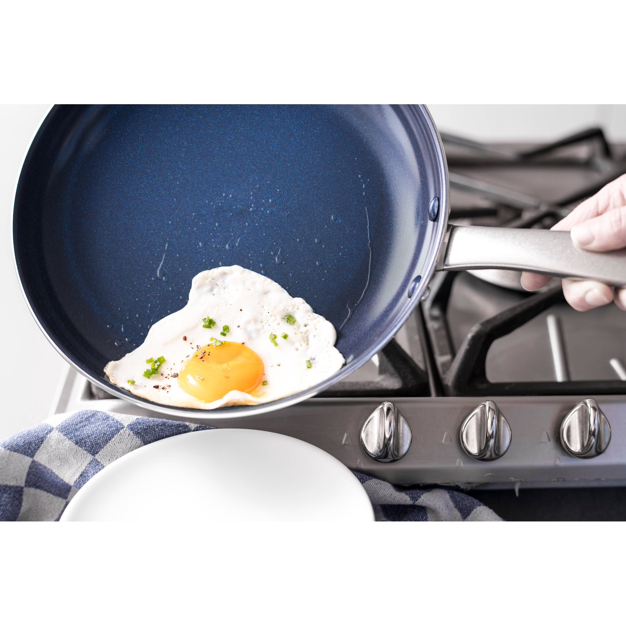 Blue Diamond 12-Piece Toxin-Free Ceramic Nonstick Pots and Pans Cookware Set