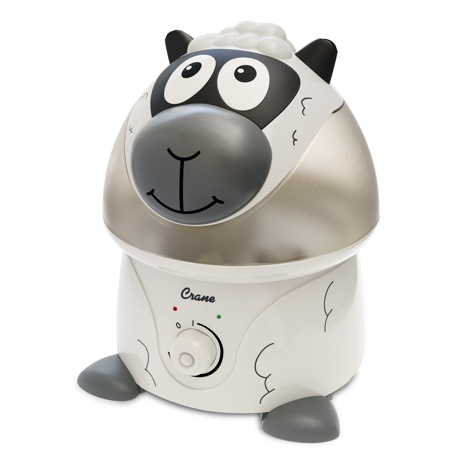 Crane Adorable Ultrasonic Cool Mist Humidifier for Kids. 1 Gallon. 500 Sq. Ft. Coverage. Sheep