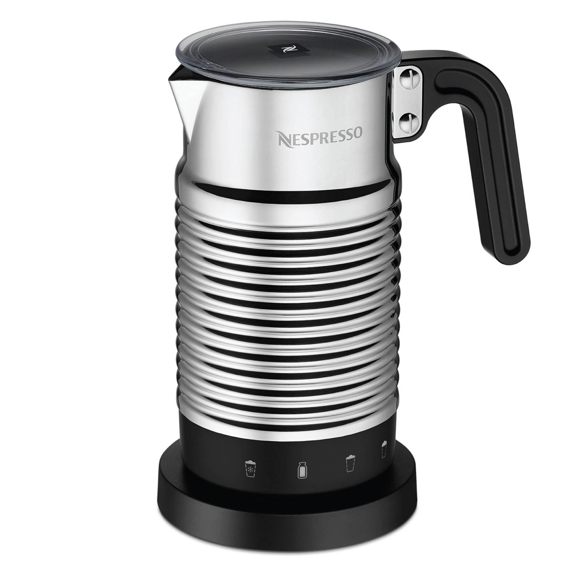 Nespresso Aeroccino 4 Milk Frother. Chrome
