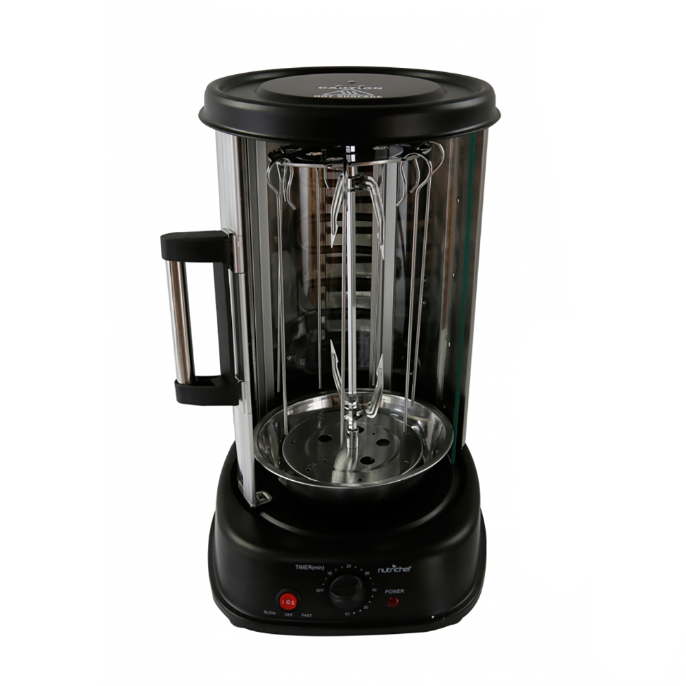 NutriChef PKRTVG34 - Vertical Rotisserie Oven - Rotating Kebob Cooker