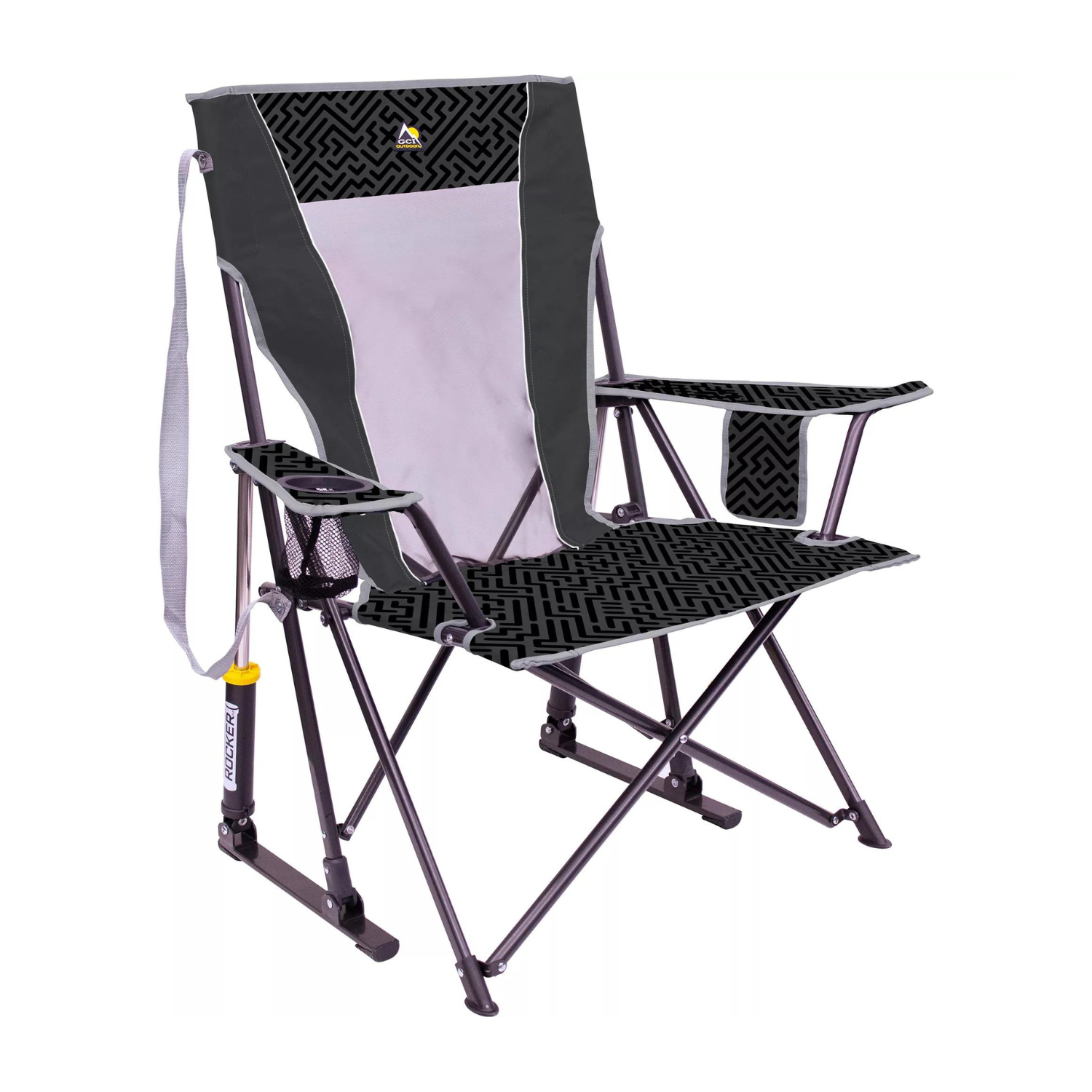 GCI Outdoor Comfort Pro Rocker Chair. Pewter/Maze