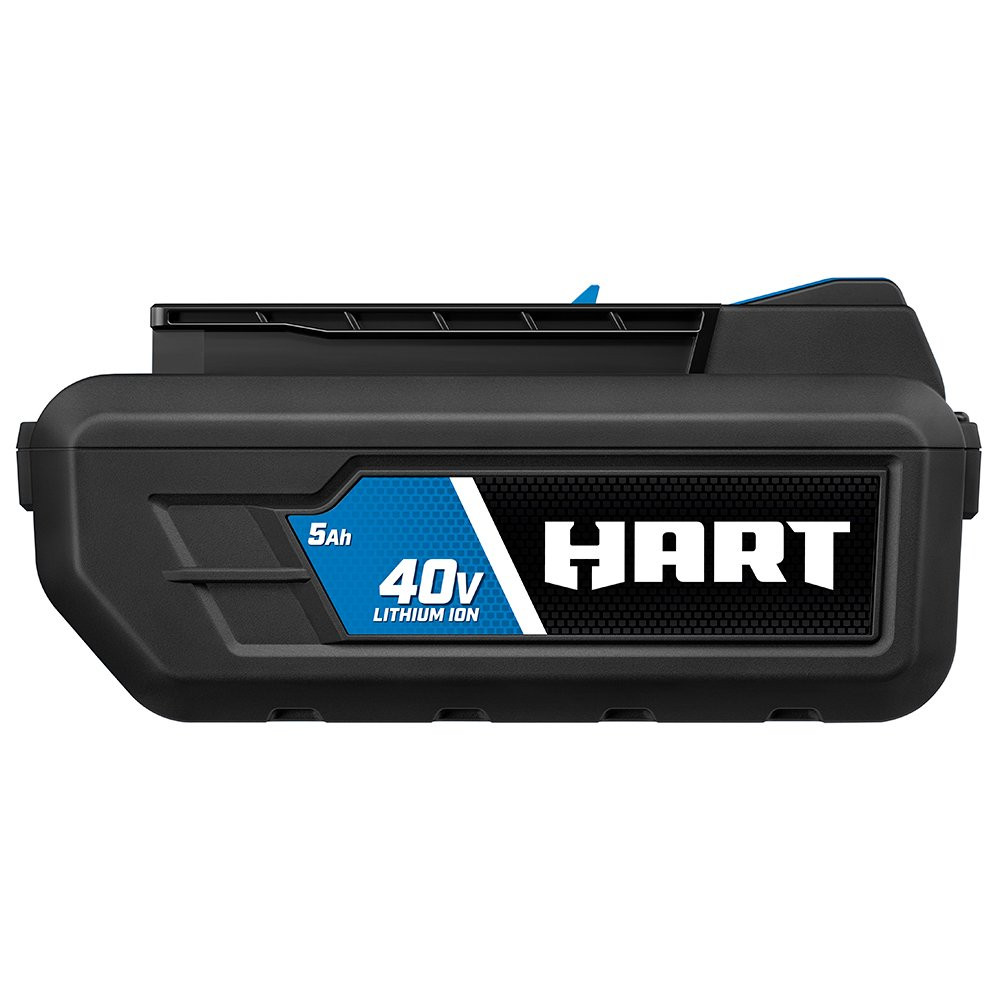 Hart 40-Volt 5.0Ah Battery Accessory. Lithium-Ion. On-Board Fuel Gauge