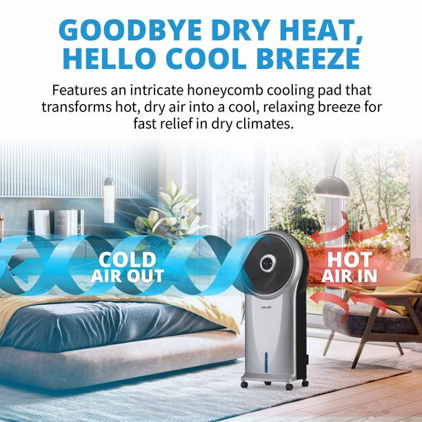 NewAir Evaporative Air Cooler and Portable Cooling Fan. NEC500SI00