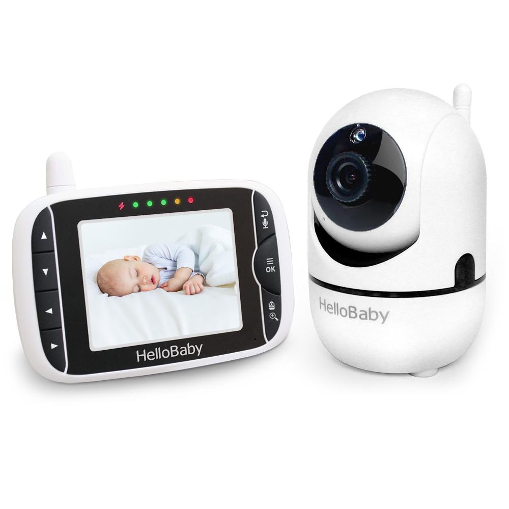 Hello Baby Baby Monitor with Remote Pan-Tilt-Zoom Camera. 3.2 inch Video Baby Monitor HB65