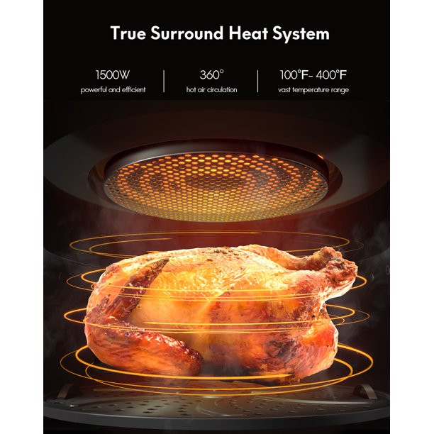 Aukey Home Large Air Fryer 5.8QT. Airfryer Oven