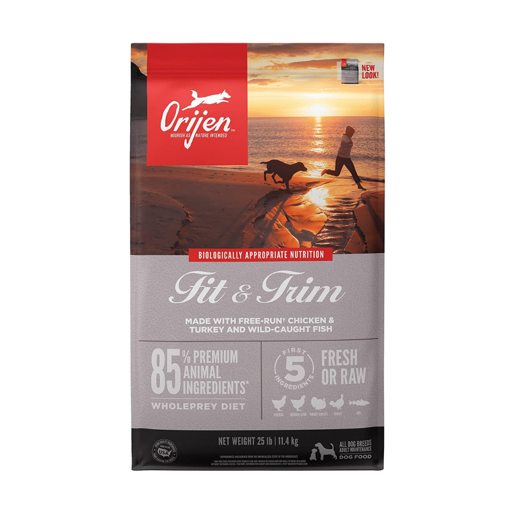 Orijen Fit and Trim Dog Food. Healthy Weight Recipe. 25 Pounds