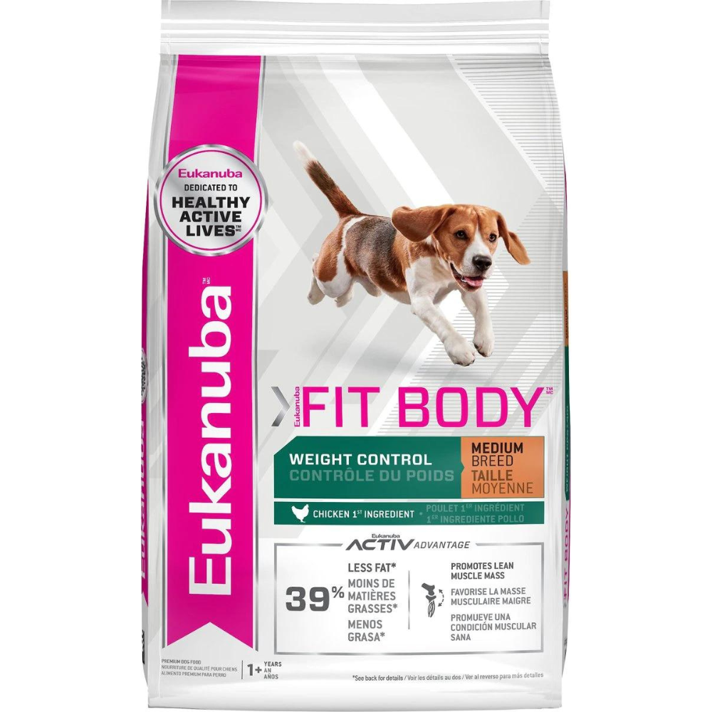Eukanuba Fit Body Weight Control Medium Breed. 28-lb bag