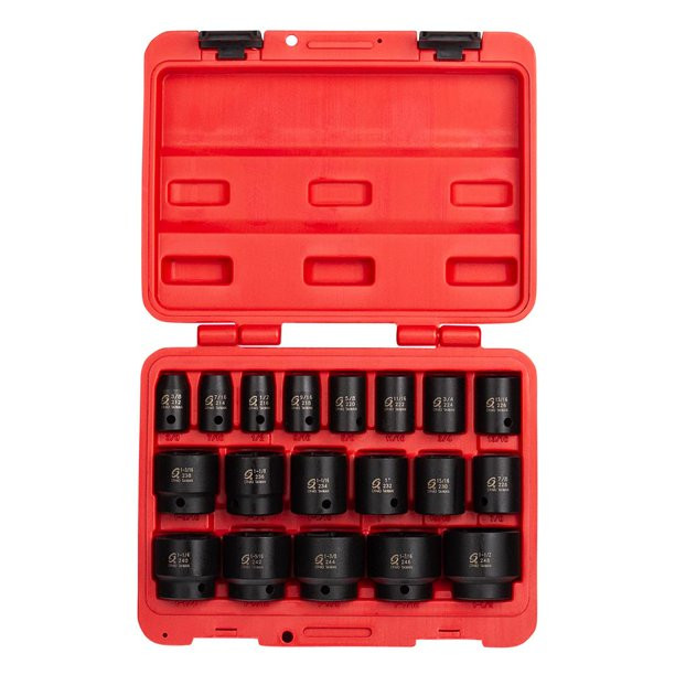 Sunex Tools 2640. 19 Piece 1/2″ Drive SAE Impact Socket Set