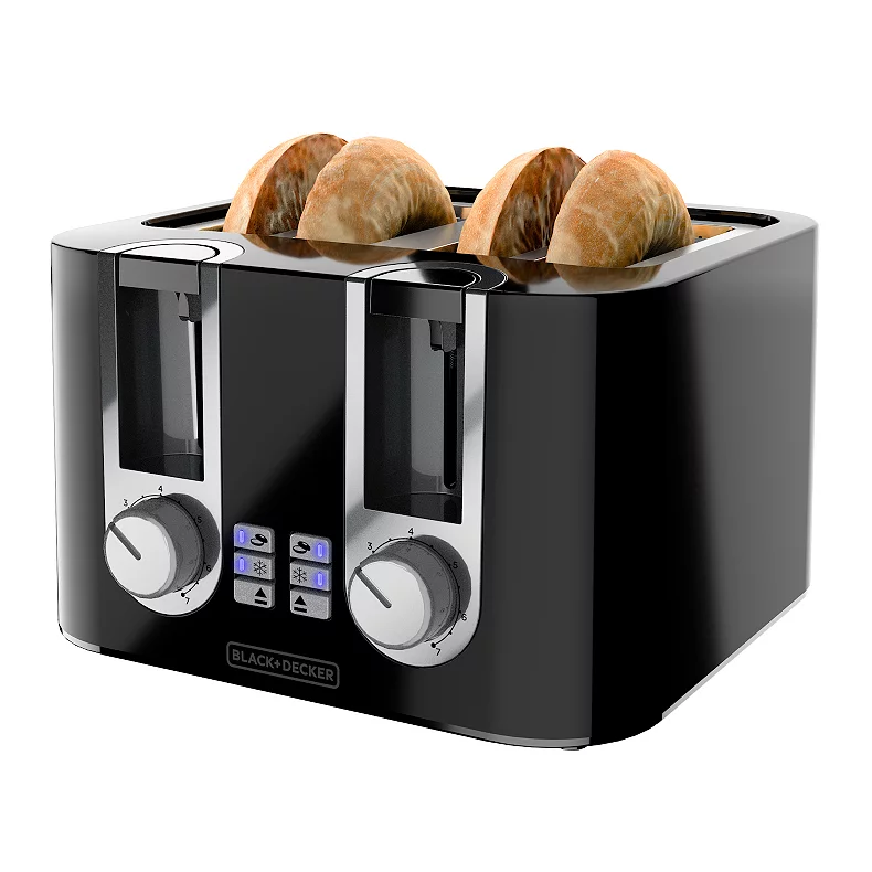 Black + Decker 4-Slice Toaster