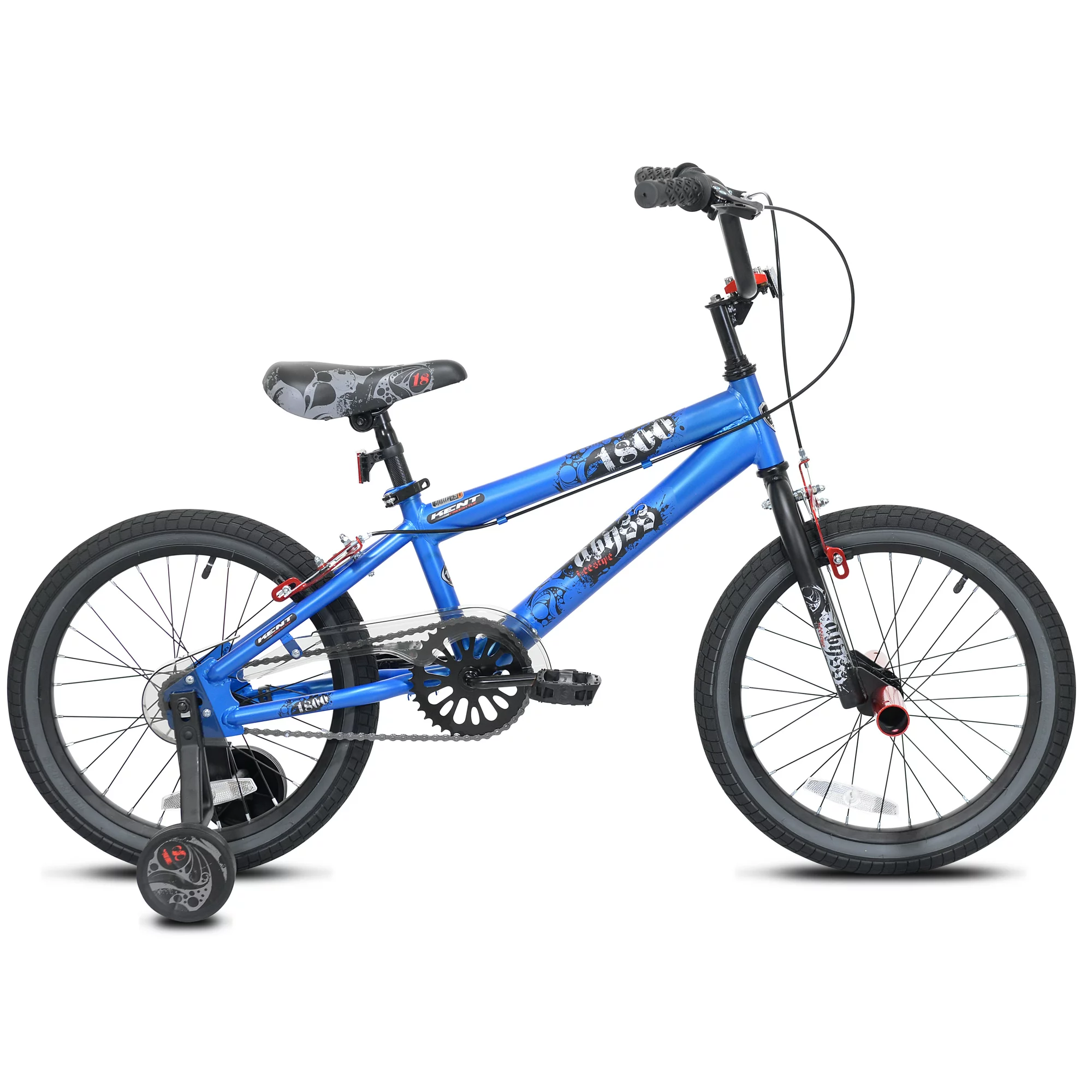 Kent 18 In. Abyss Boy-s Freestyle BMX Bicycle. Blue