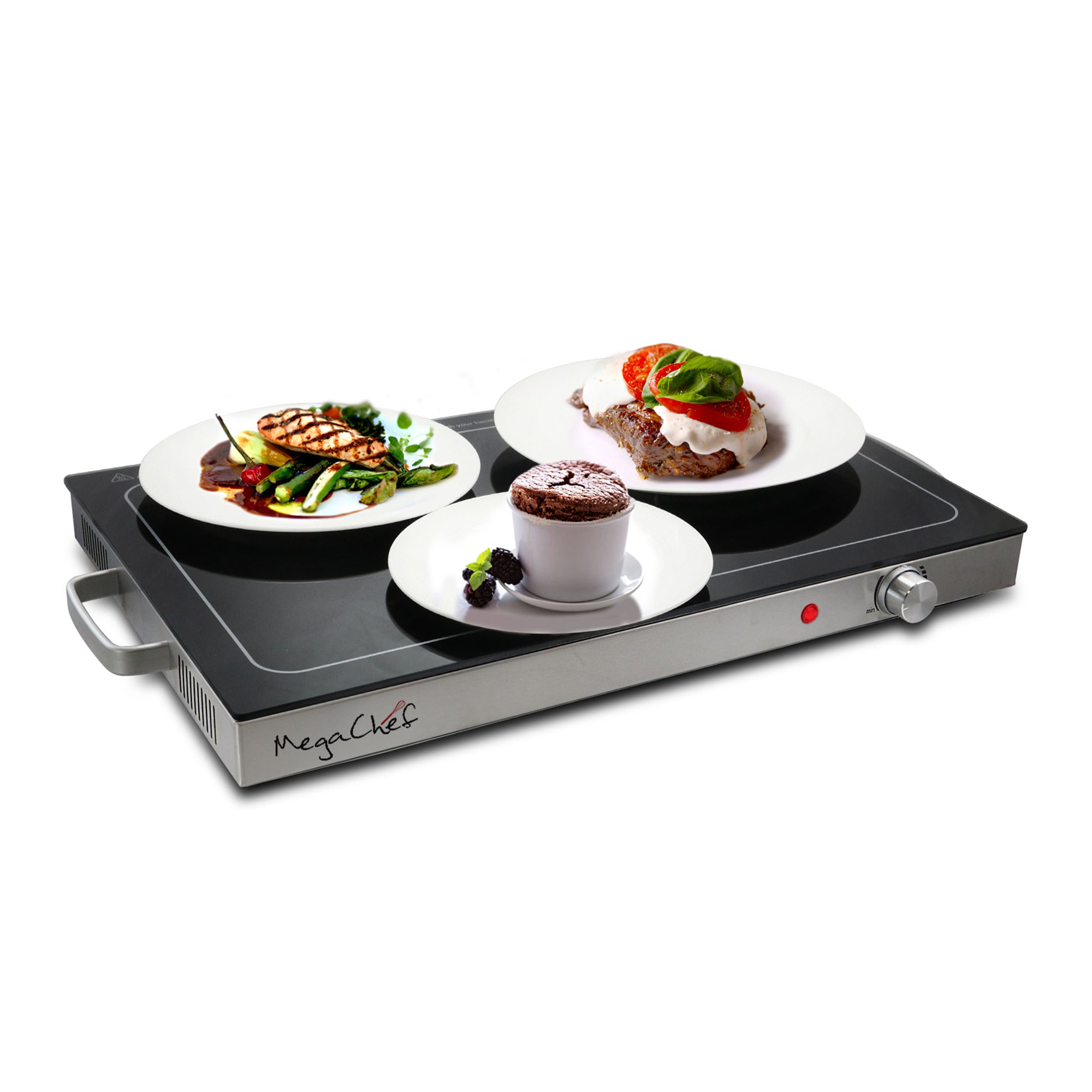 MegaChef Electric Warming Tray with Adjustable Temperature Control