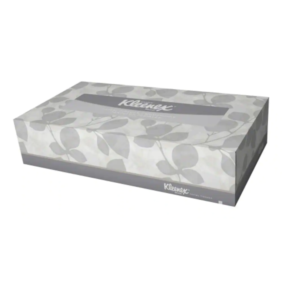 Kleenex White Facial Tissue 2-Ply Pop-Up Box (125 Sheets per Box. 48 Boxes per Carton)