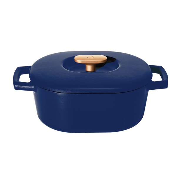 Beautiful 6QT Enamel Dutch Oven. Blueberry Pie By Drew Barrymore