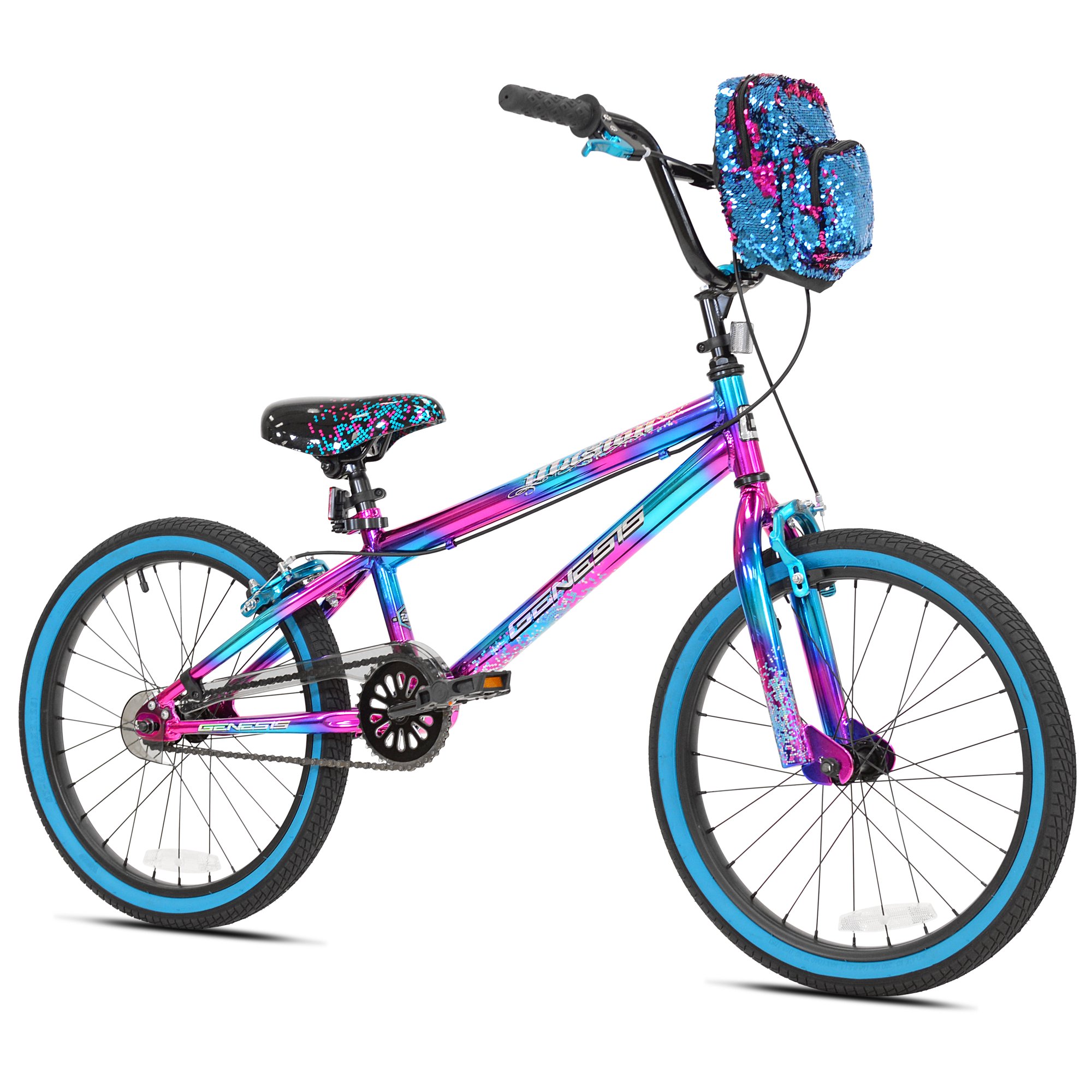 Genesis 20-In Illusion Girls Bike. Blue/Purple