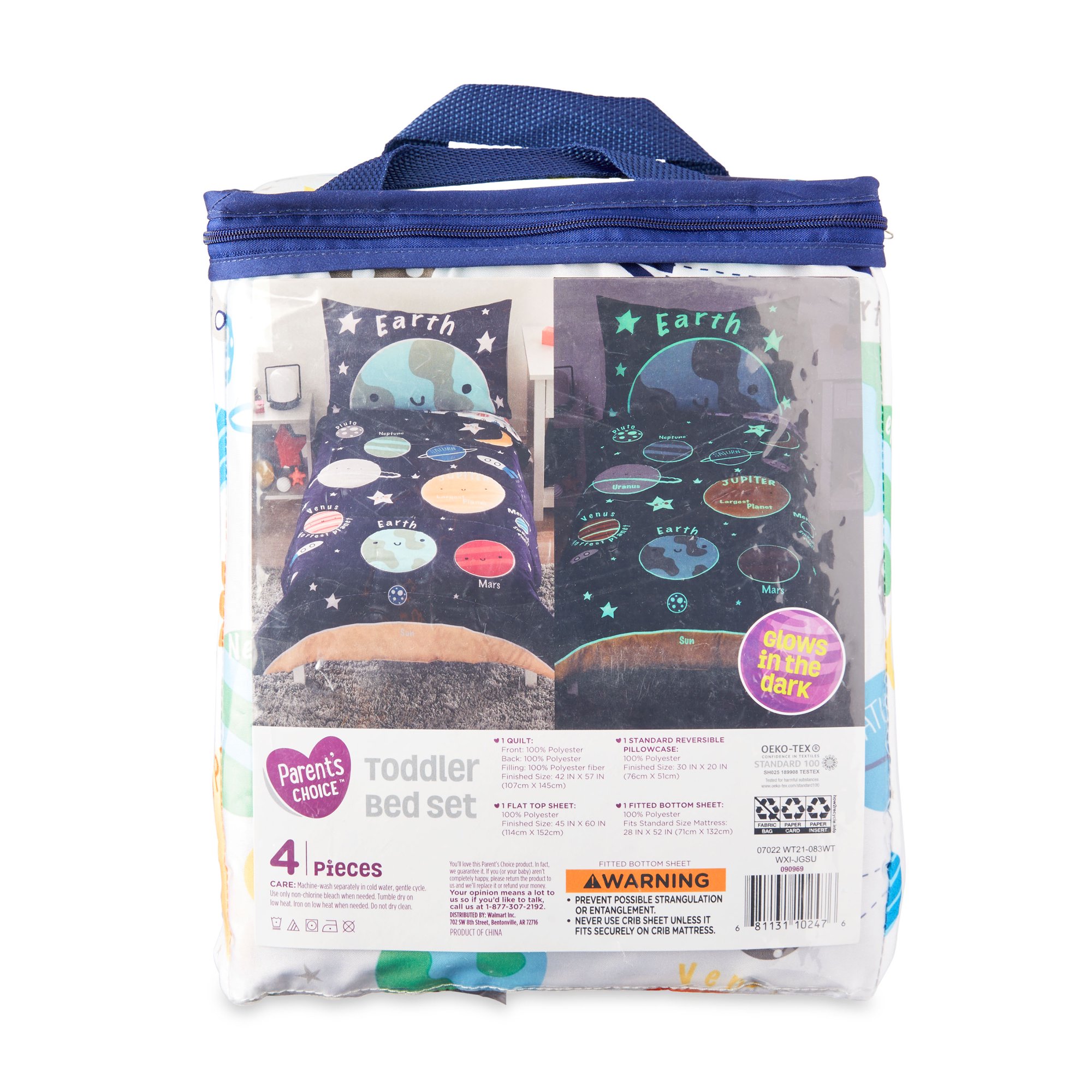 Parent-s Choice Solar Explorer 4-Piece Toddler Bedding Set