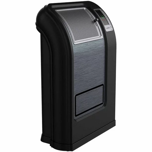 Lasko 1500W Electric Cyclonic Ceramic Space Heater with Adjustable Thermostat. CC24849. Black