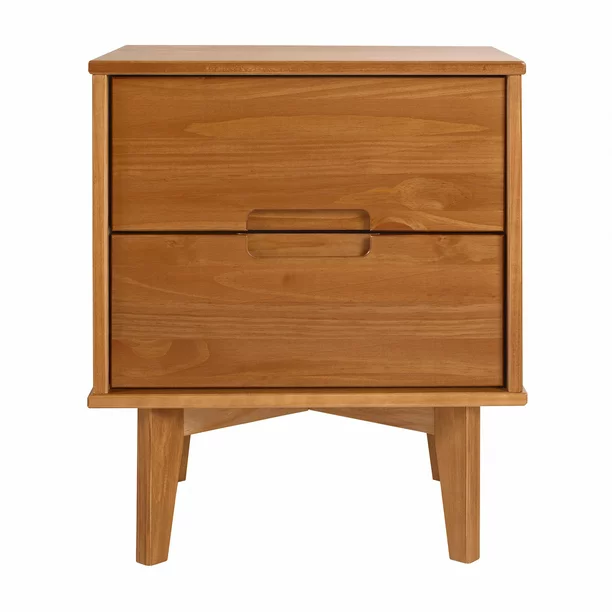 Desert Fields Sonoma 2-Drawer Nightstand. Caramel