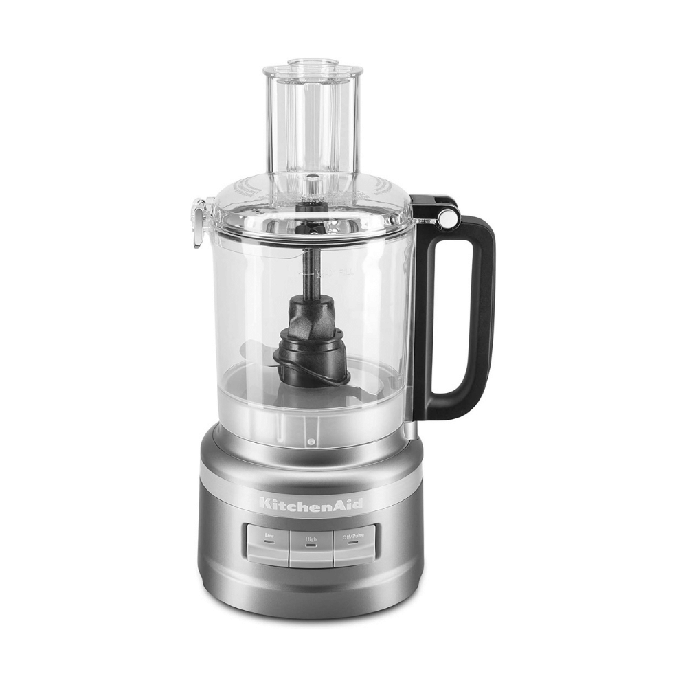 KitchenAid KFP0918CU Easy Store Food Processor. Size 9 Cup. Contour Silver