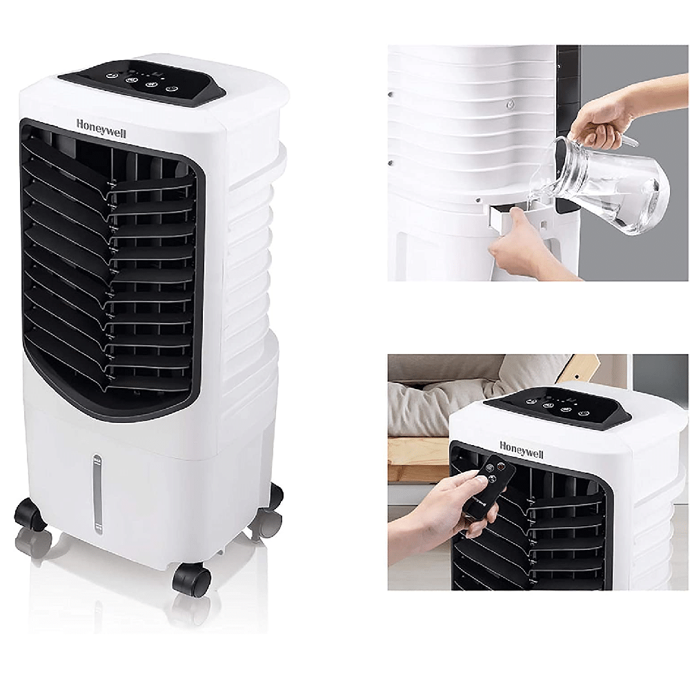 Honeywell Quiet. Low Energy. Compact Spot Fan & Humidifier. TC09PEU White
