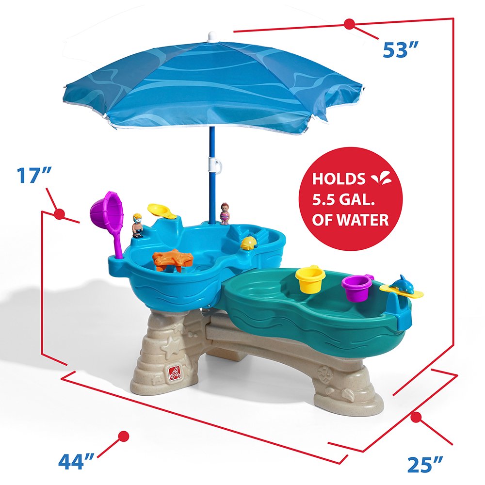 Step2 Spill & Splash Seaway Water Table for Toddlers. Plastic