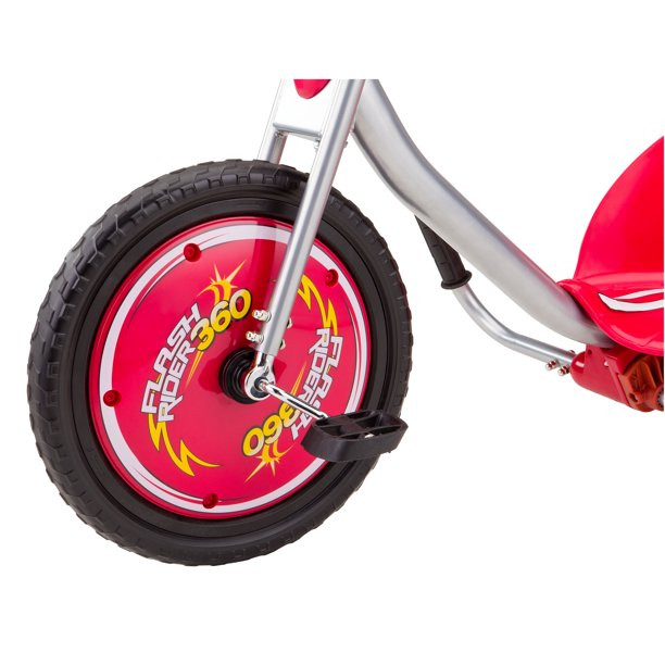 Razor FlashRider 360 Tricycle. Ride-On Toy for Kids Ages 6 And Up. Red