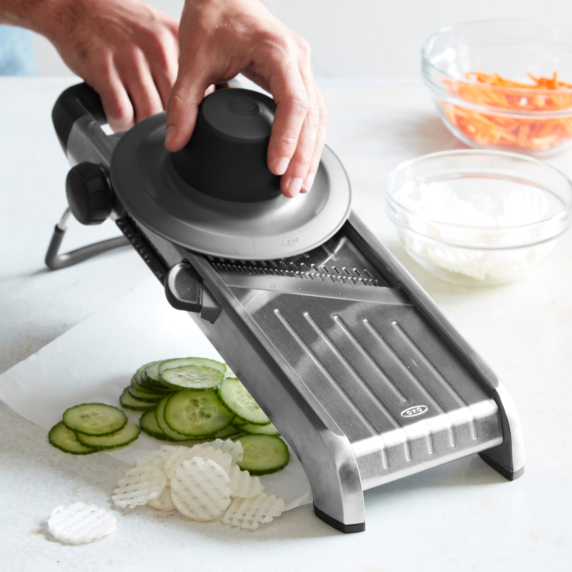 OXO Chef-s Steel Mandoline Slicer With 21 Settings