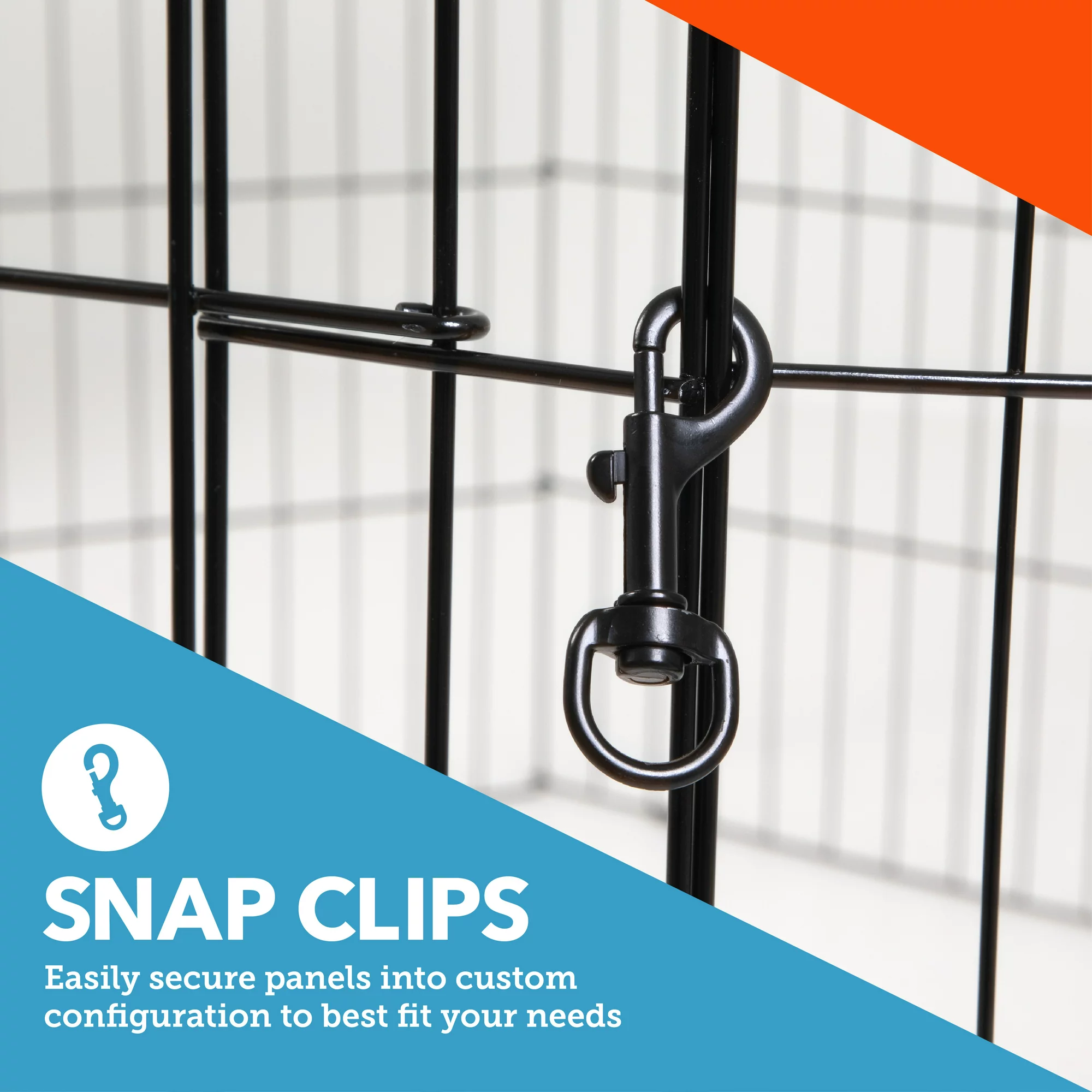 Vibrant Life 8-Panel Pet Exercise Play Pen With Door. 36″H