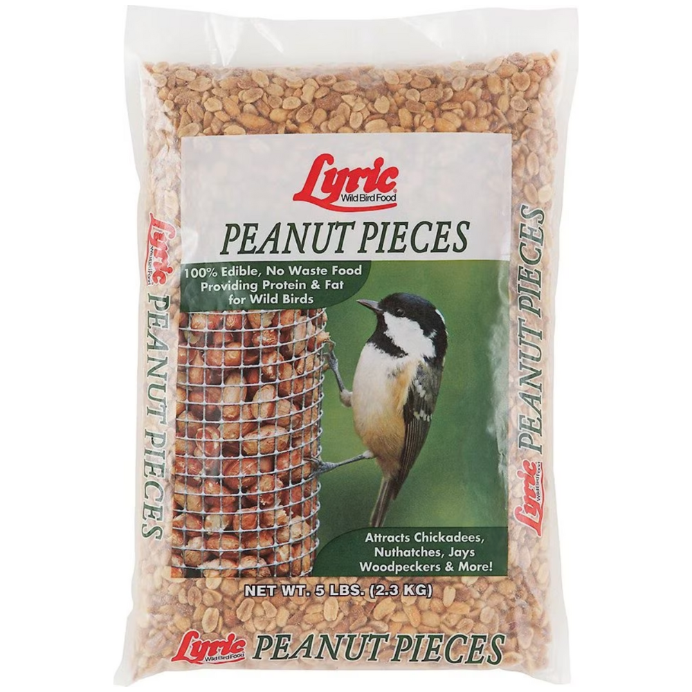 Lyric Peanut Pieces Wild Bird Food. 5-lb bag. Bundle of 5