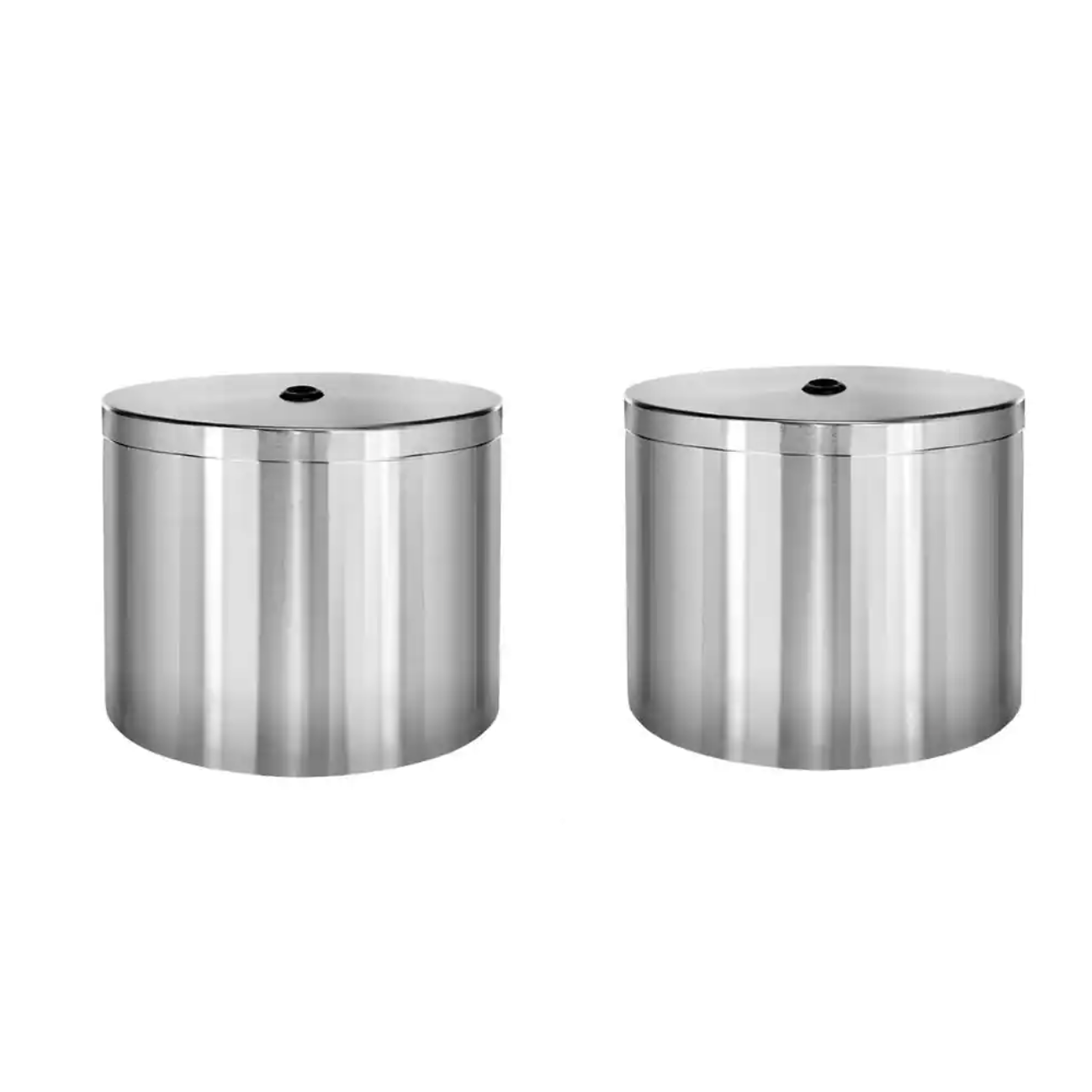 Alpine Industries Stainless Steel Wall Mount Disinfectant Wet Wipe Dispenser (2-Pack)