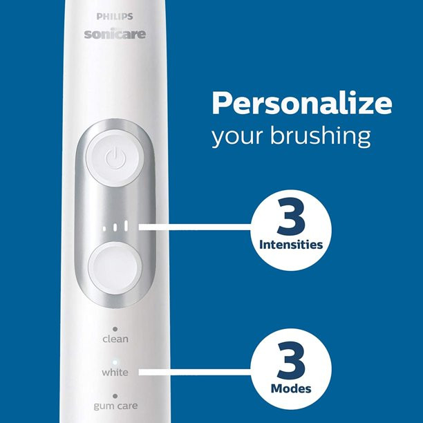 Philips Sonicare ProtectiveClean 6100 Whitening Rechargeable Electric Toothbrush. White HX6877/21