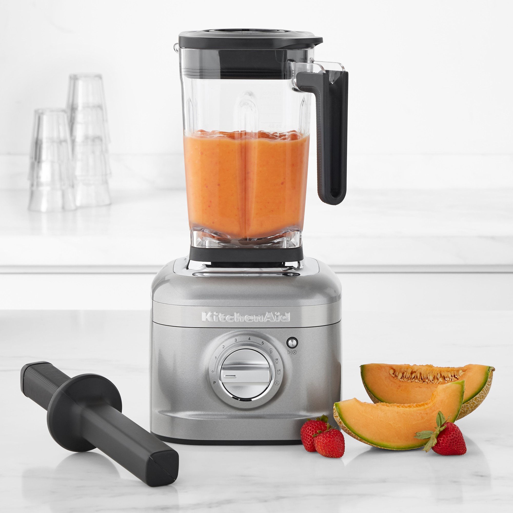 KitchenAid K400 Blender. Silver