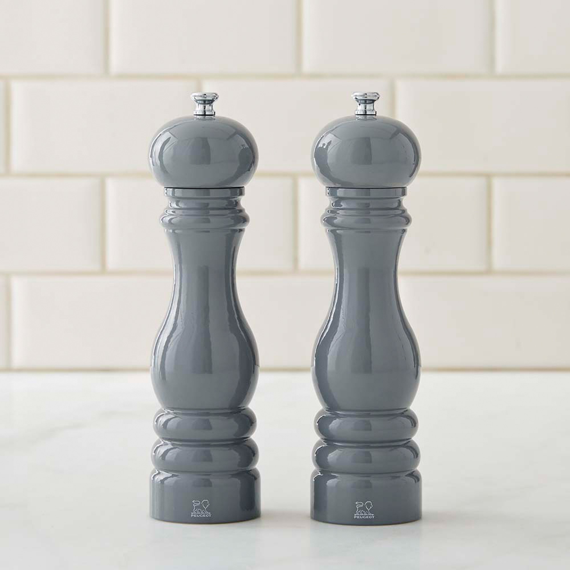 Peugeot Paris Salt & Pepper Mills Set. Grey