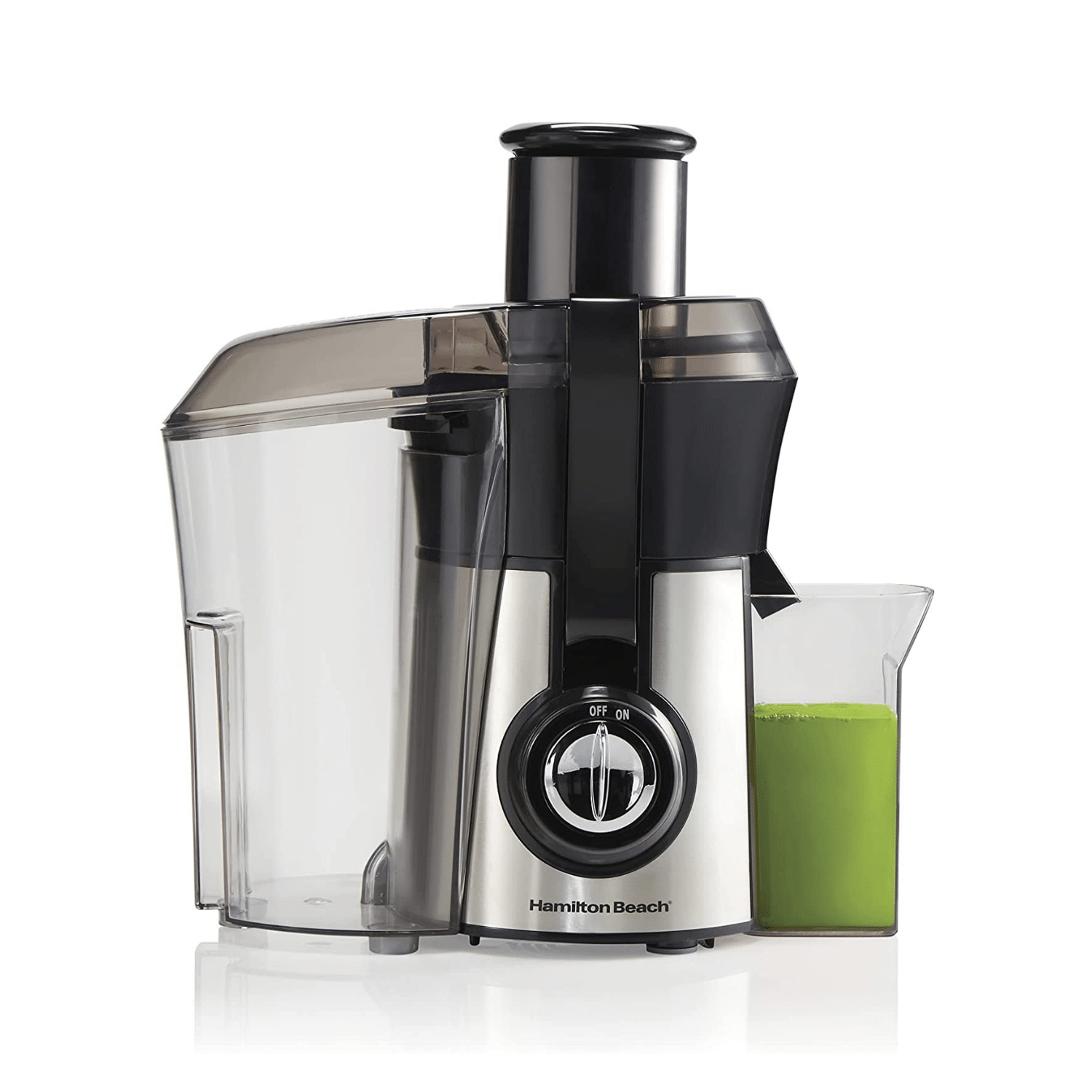 Hamilton Beach Juicer Machine. Big Mouth Large 3Inch Feedchute. Silver