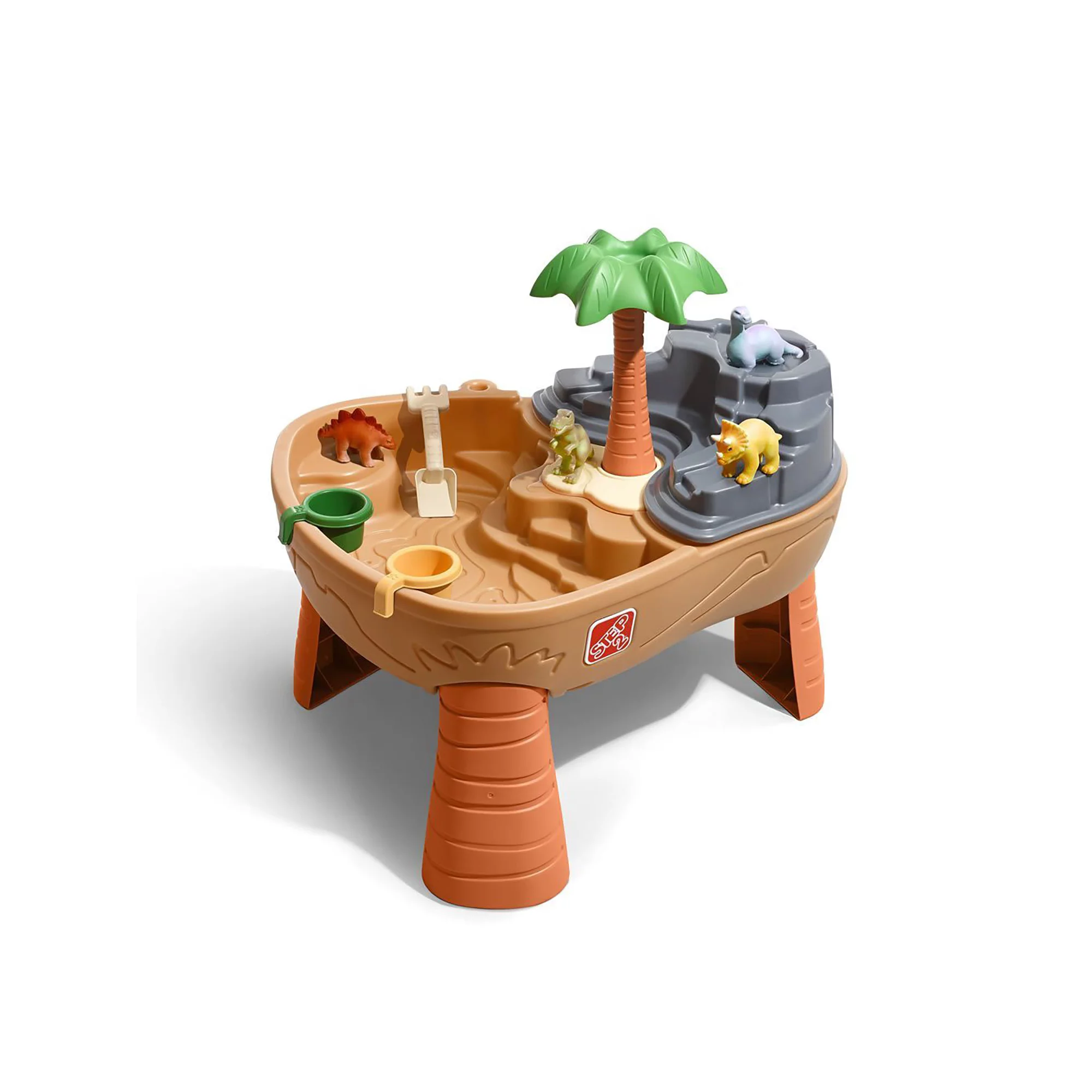 Step2 Dino Dig Sand & Water Table with Dinosaur Accessory Set