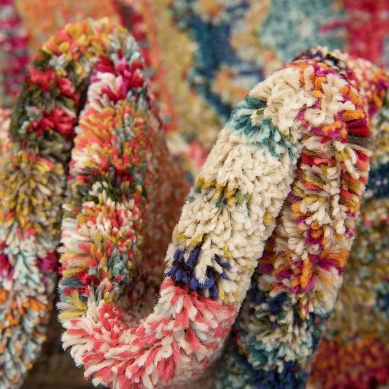 Mistana Newburyport Machine Woven / Power Loomed Performance Multicolors Rug. Rectangle 10-6″ x 16-5″