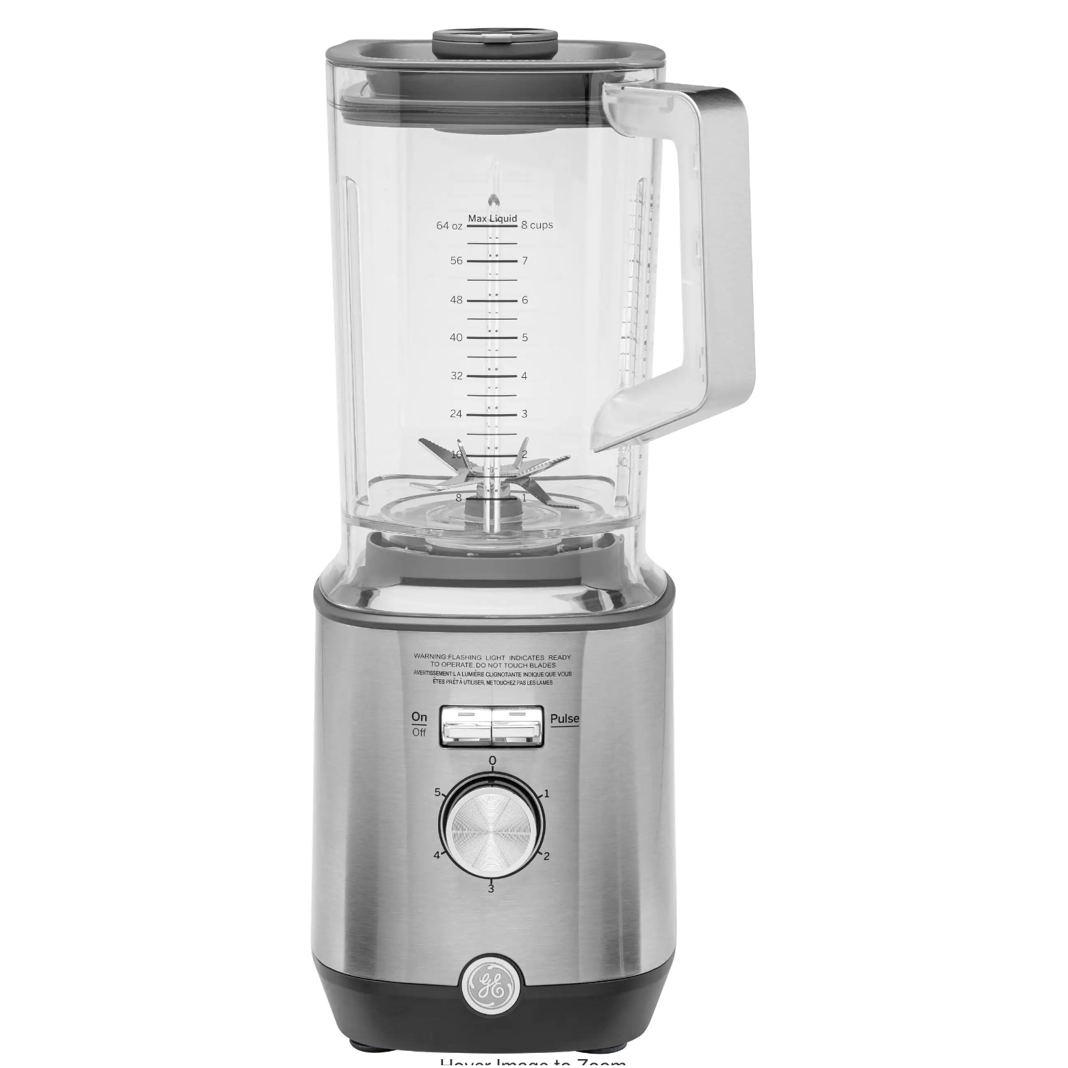 GE 64-oz. 5-Speed Stainless Steel Blender with Personal Blender Cups