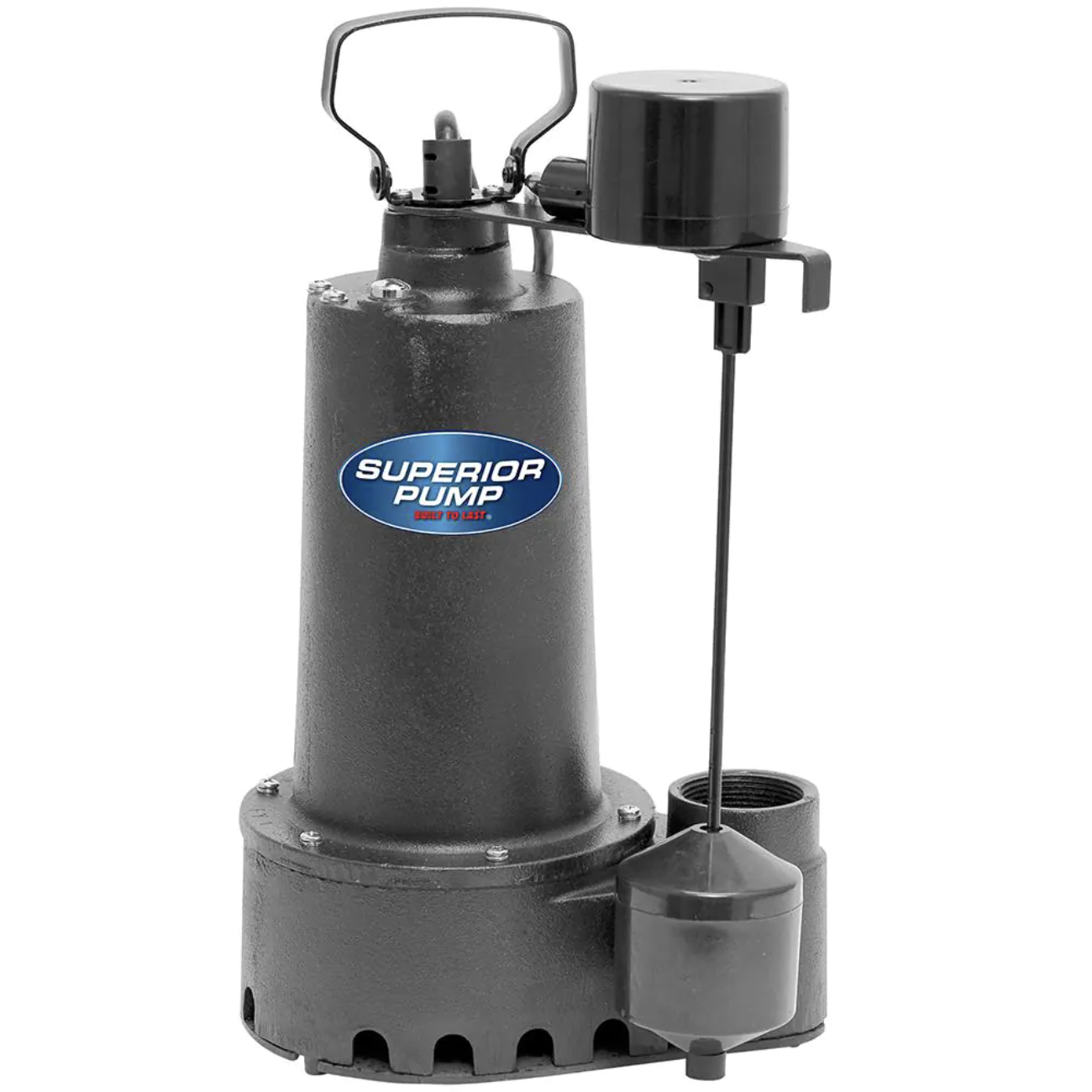 Superior Pump 1/3 HP Submersible Cast Iron Sump Pump with Vertical Float Switch